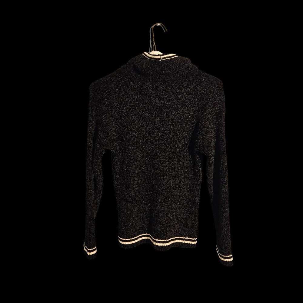 XS RACHEL ZOE KNITTED RING NECK LONG SLEEVE SWEATER